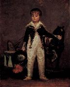 Francisco de Goya Portrat des Pepito Costa y Bonelis oil painting artist